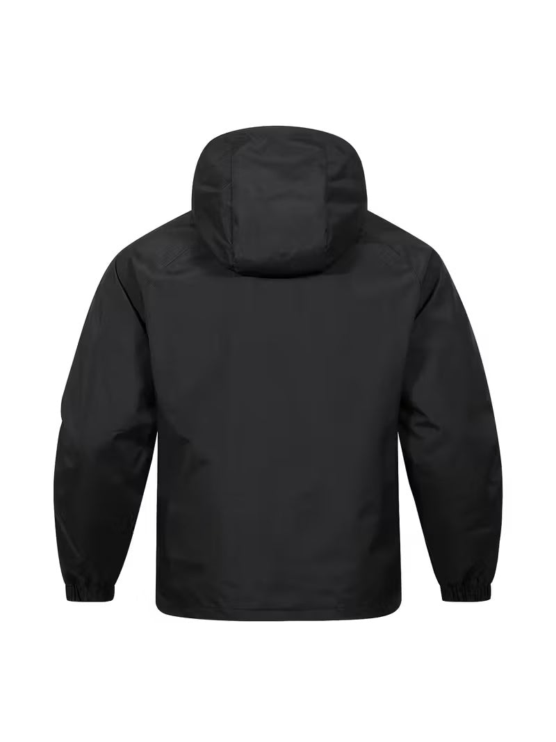 Venice Black Windbreaker Jacket