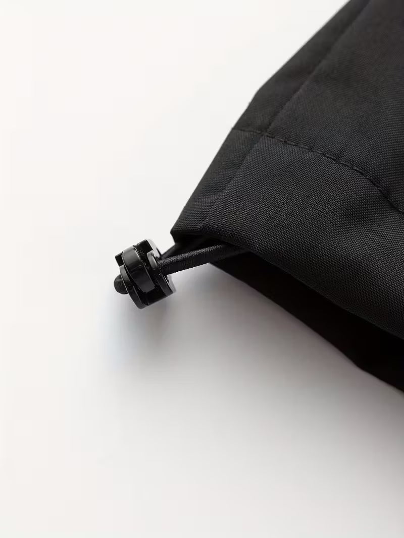 Venice Black Windbreaker Jacket