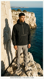 Venice Black Windbreaker Jacket