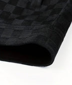 Varsity Chequered Black Jacket