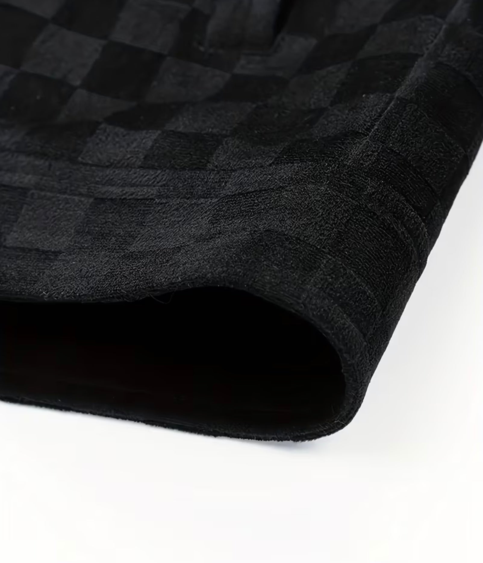 Varsity Chequered Black Jacket