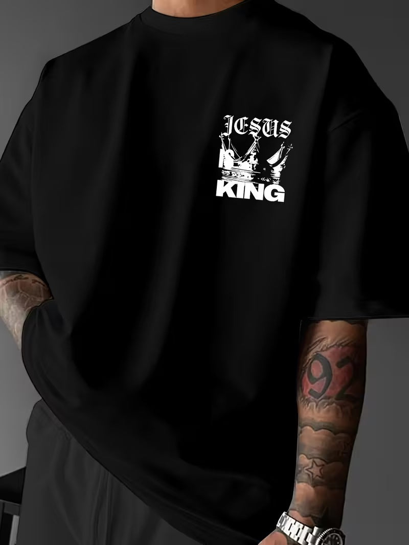 Jesus King Black T-shirt