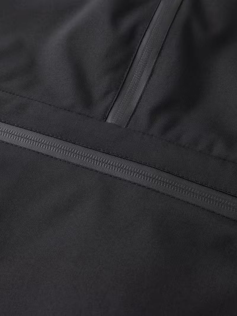 Venice Black Windbreaker Jacket