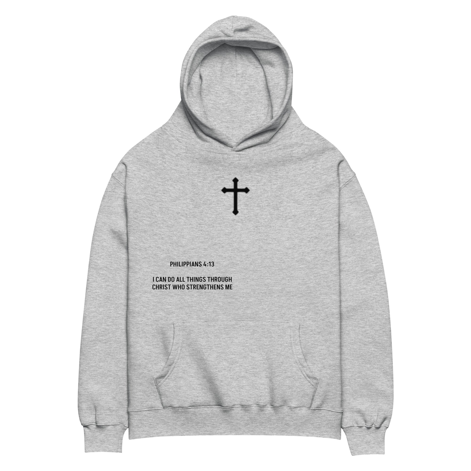 Philippians 4:13 Cotton Hoodie